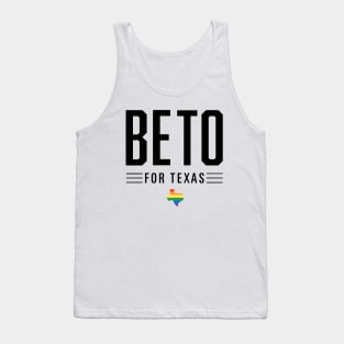 LGBTQ Beto O'Rourke For Texas 2024 | Beto Orourke 2022 Texas Governor | LGBT Gay Pride T-Shirt Tank Top